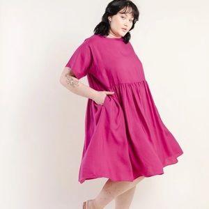 Tradlands Nico Linen Dress Chloe